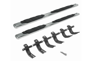 Go Rhino 5in 1000 Series Side Step Kit - Polished - Bronco 2021+ 4dr