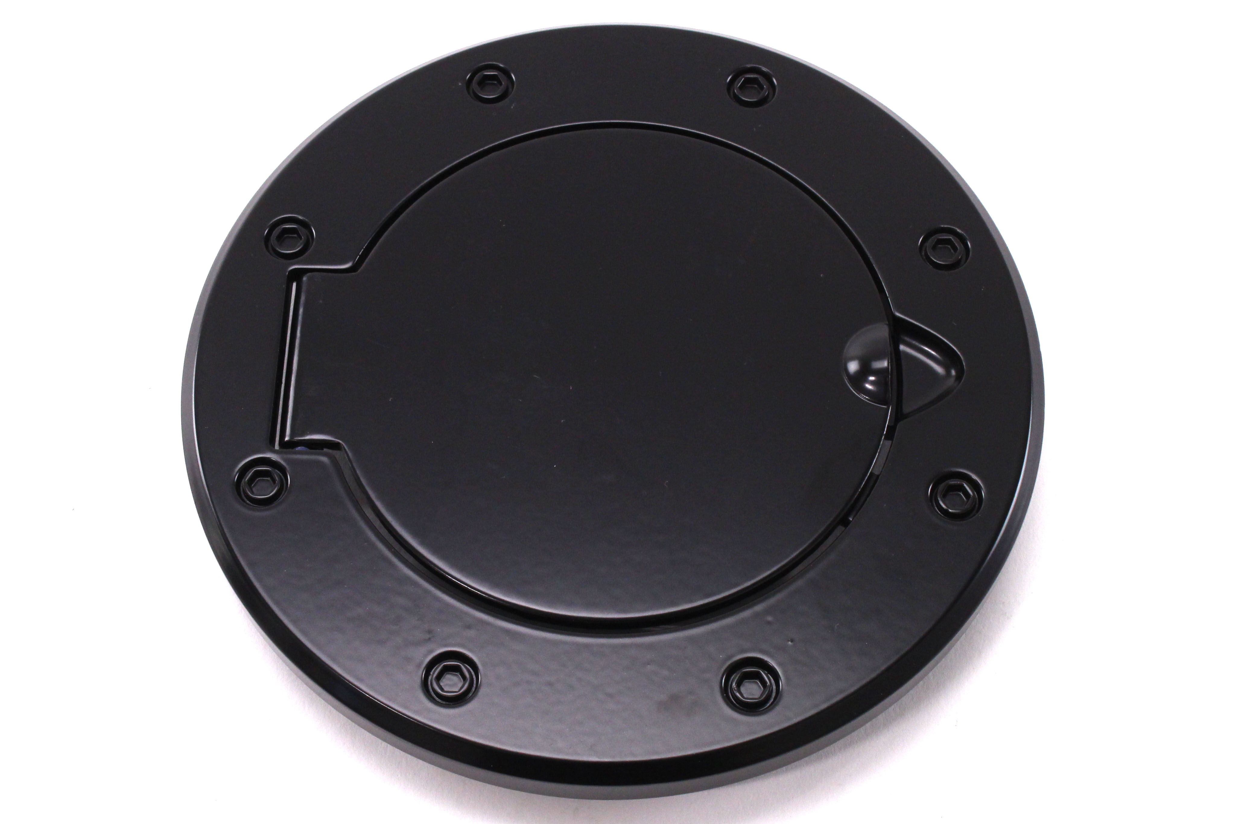 Rugged Ridge Non-Locking  Black Aluminum Gas Cap Door  - JK