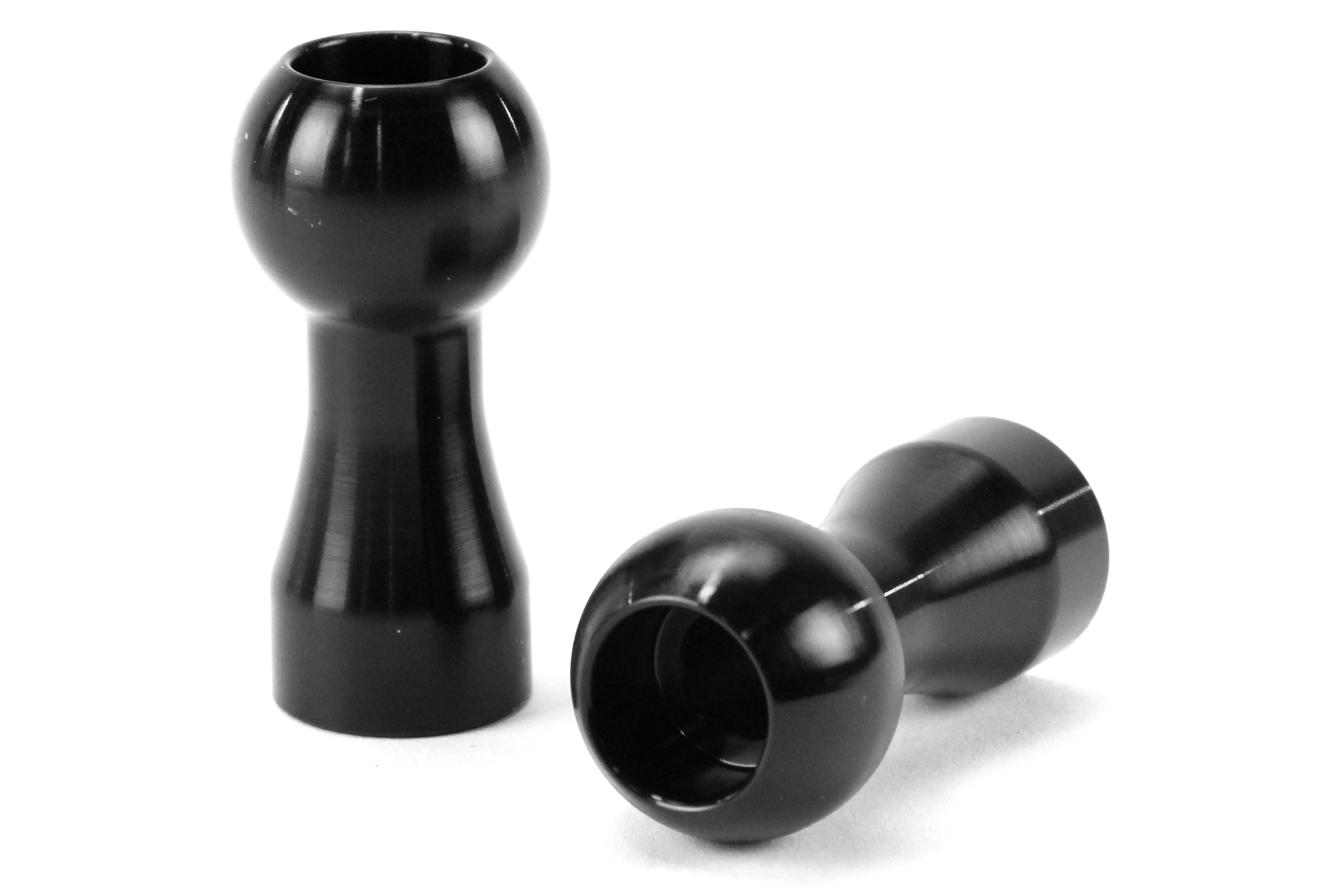 Carolina Metal Masters Billet Knuckle Grab Handles Front Black - JK