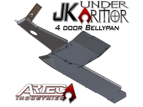 Artec Industries Bellypan Armor Kit - JK 4dr 2012+