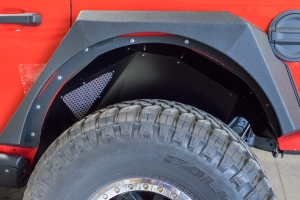 DV8 Offroad Rear Inner Fenders, Black - JL