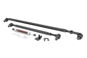 Rough Country HD Steering Upgrade Kit w/ Steering Stabilizer  - TJ 