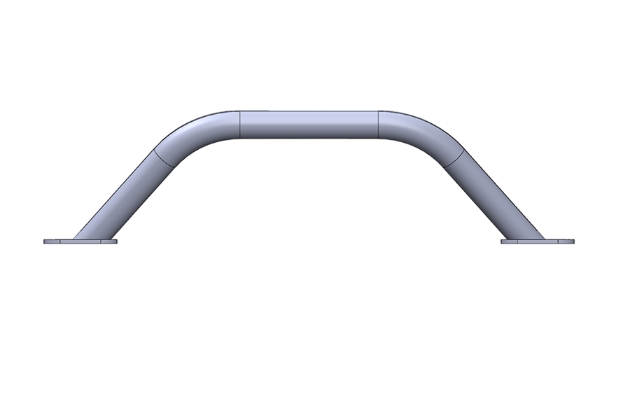Savvy Offroad Legacy Front Bumper Hoop - Bare - LJ/TJ