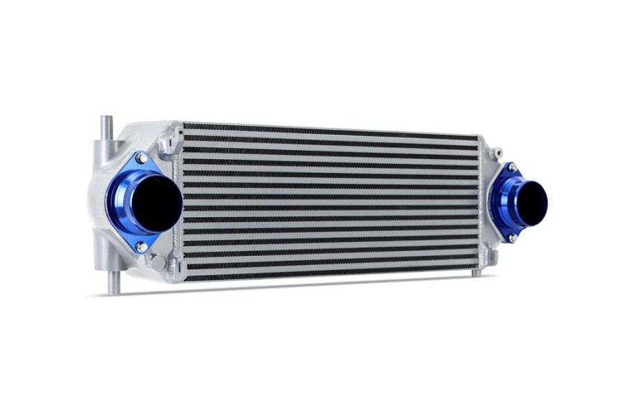 Mishimoto 2.7 L Stock Location Int Kit Micro Wrinkle Black Pipes, Silver Cooler - Bronco 2021+