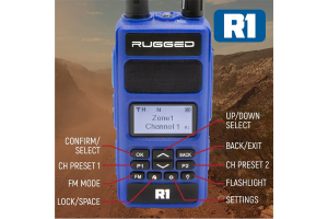 Rugged Radios R1 Business Band Handheld Radio - Digital/Analog