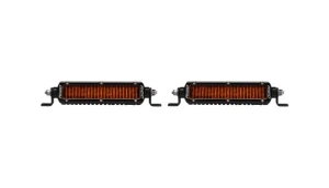 Rigid Industries SR-Series SAE 6in w/Amber PRO Lens - Pair