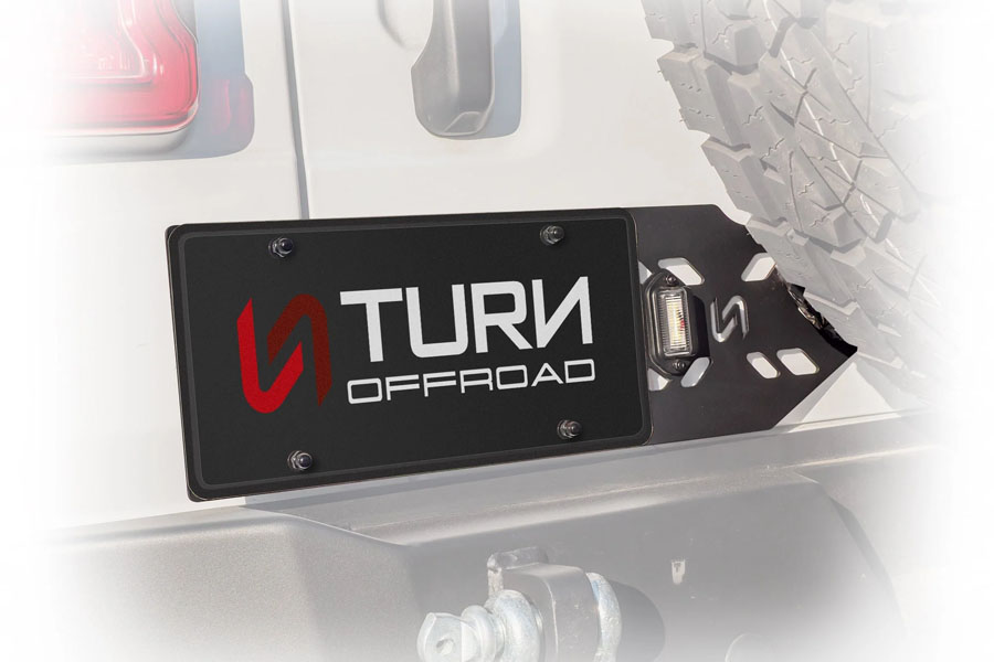 Turn Offroad License Plate Relocation Kit - JL