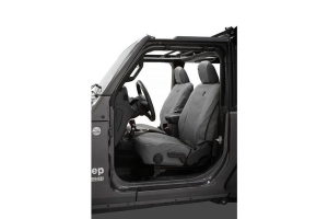 Bestop Front Seat Covers, Charcoal - JL 2Dr