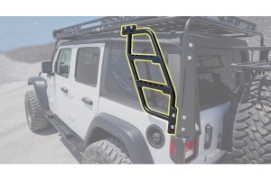 Lod Destroyer Series Roof Rack Side Ladder Driver Side Jeep Rubicon 2007 2018 Jld0791 Northridge4x4