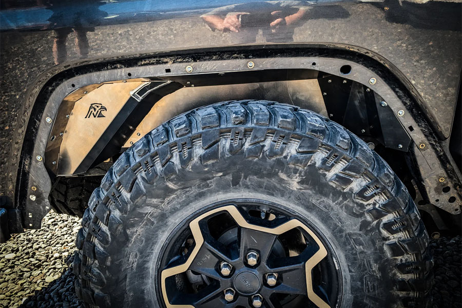 Next Venture Motorsports Aluminum Rear Inner Fender Liners - JT 3.6L