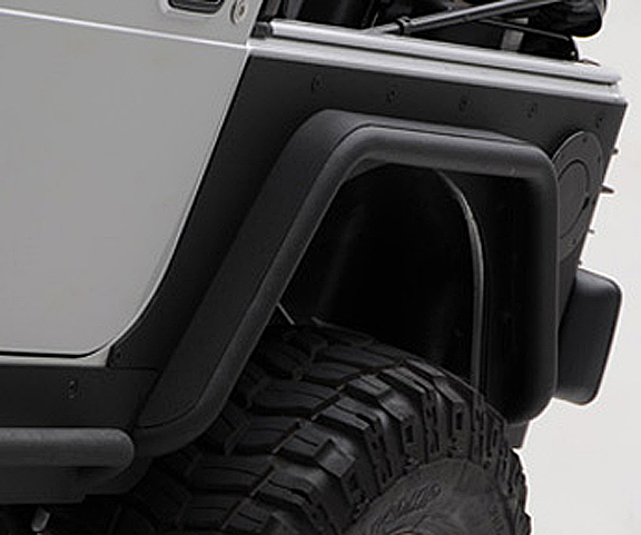 Smittybilt XRC Fender Flares Rear Black - LJ/TJ