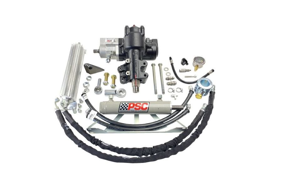 PSC Cylinder Assist™ Steering Kit for Aftermarket Front Axle 6.75in Lock-to-Lock 1.625in Tie Rod - JL 392 Only 2021+