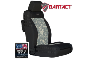 Bartact Tactical Series Front Seat Covers - Black/ACU Camo, SRS-Compliant - JK 2007-10