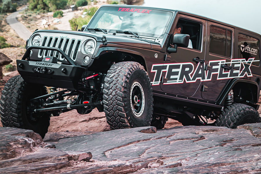 Teraflex RockGuard Crest Front Bumper Skid Plate   - JK