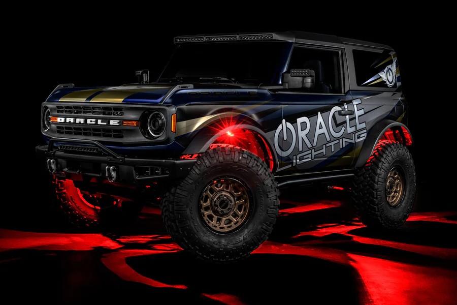 ORACLE Lighting ColorShift RGB With Underbody Wheel Well Rock Light Kit, 4 PCS