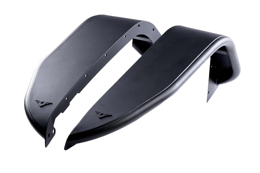 Combat Off Road Black Aluminum Fender Kit - Front - JL