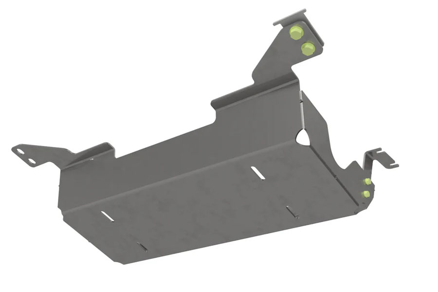 Motobilt Muffler Skid Plate - Bare Steel - JL 4Dr