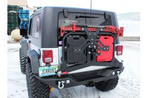 JCR Offroad Adventure Tire Carrier Rear Bumper Bare - JK