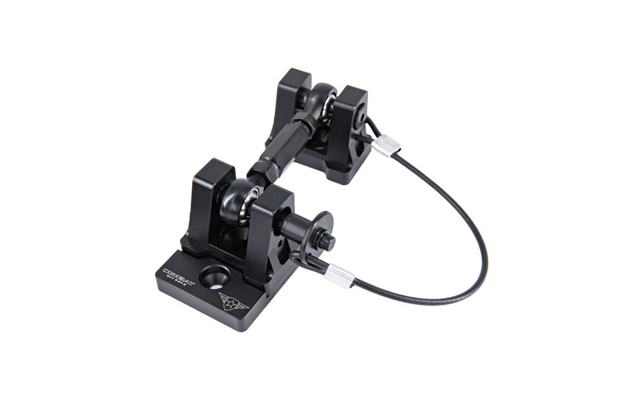 Combat Off Road Billet Aluminum Hood Latch Set - Black Out Series  - JT/JL/JK