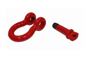 Fishbone Offroad 3/4in D-Ring Shackle - Red 