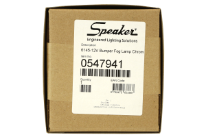 JW Speaker Black w/Chrome Bezel Fog Light - JK