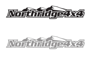 Northridge4x4 Sticker Silver 6.5in