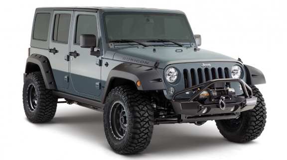 Bushwacker Factory Width Pocket Style Rear Fender Flare - JK 4dr