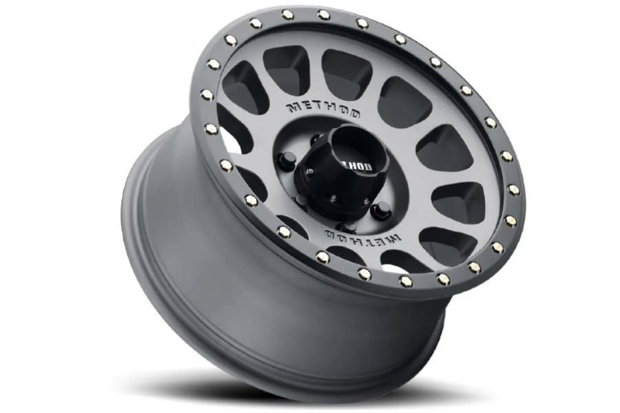 Method Race Wheels 305 NV Series Wheel 17x8.5 5x5 Titanium Matte Black Lip - JT/JL/JK
