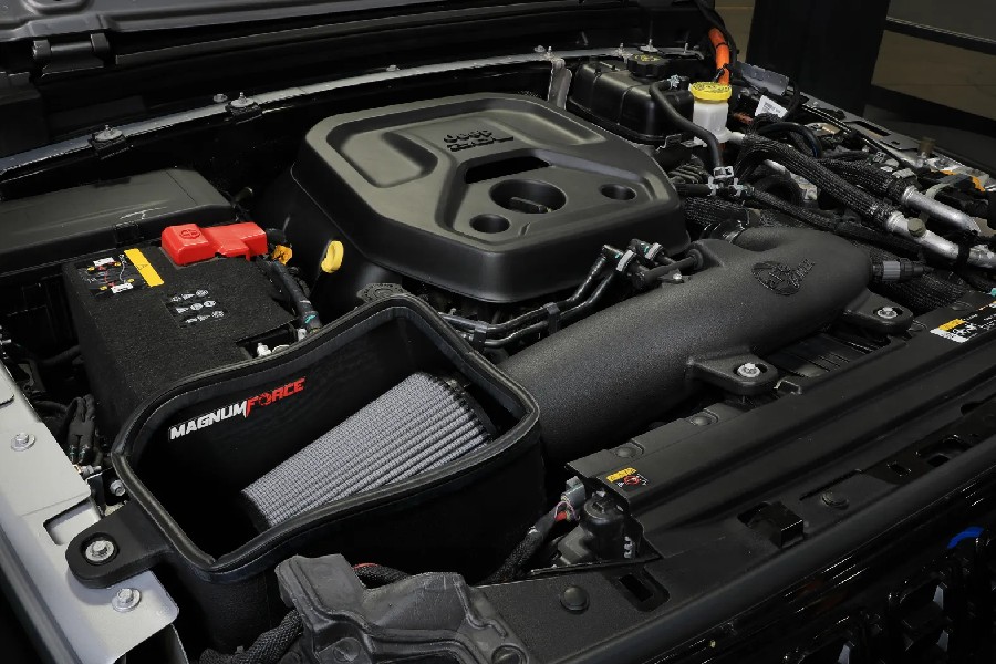 AFE Magnum FORCE Stage-2 Cold Air Intake System w/ Pro DRY S Filter - JL 4XE 24-25