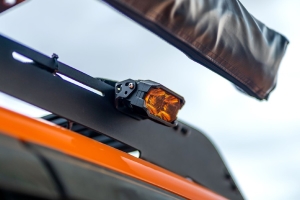 Morimoto 2Banger LED Pods, HXB Combo Beam, Pair, Yellow