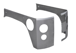 Poison Spyder Crusher Corners Stock for LED Tail and Backup Lights Bare - JK 4dr