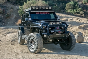 Go Rhino TrailLine 20 Light Mount Bar - Bull Bar Style - JT/JL/JK