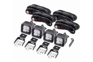 Go Rhino 3in LED Cube Light Kit - 2 Pairs