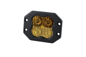 Diode Dynamics SS3 Pro Flush Mount LED Pod, ABL Yellow - Combo 