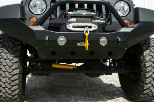 LOD Destroyer Front Bumper Skid Plate Black Powder Coated - JK