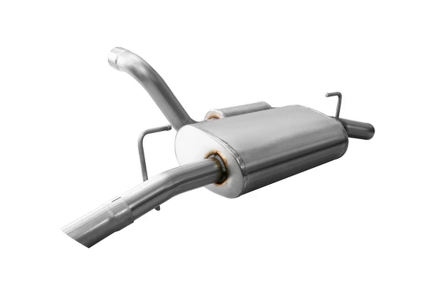 Corsa Performance 2.5in Dual Exit Axle-Back Exhaust System w/ Turn Down Tips - JL 