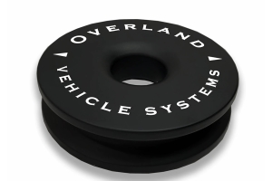 Overland Vehicle Systems Recovery Ring 6.25in, Black - 45,000lb Break Strength