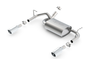 BORLA PERFORMANCE Touring Axle-Back Exhaust System  - JK 2012+