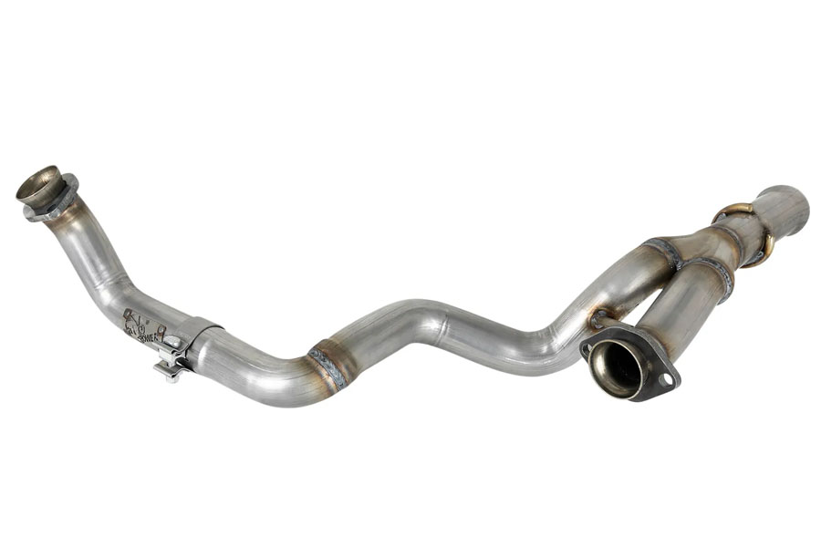 aFe POWER Twisted Steel 2-1/4in Y-Pipe - JT/JL 3.6L