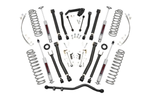Rough Country X-Series  4in Suspension Lift System w/Performance 2.2 Shocks - JK 4dr