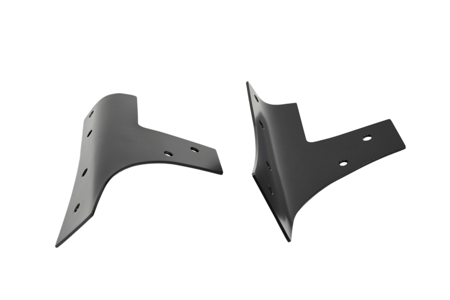 Kentrol Windshield Support Set - Powdercoat Black  - JK 