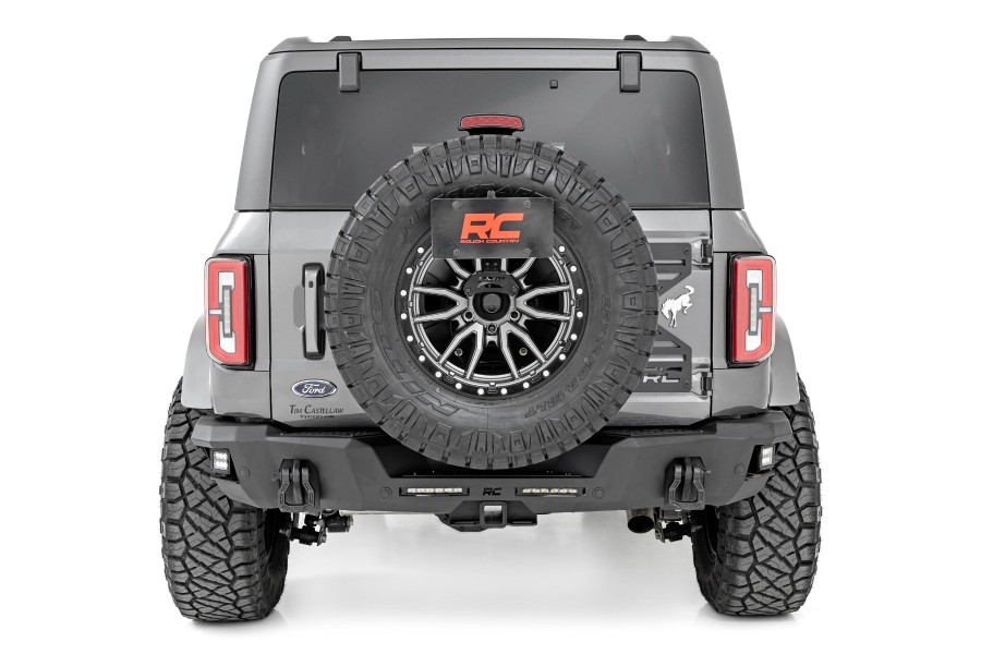 Rough Country Rear Bumper, Without LED Lights - Bronco 2021+
