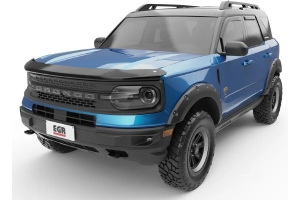 EGR USA In-Channel Window Visors, Front and Rear Set, Dark Smoke - Bronco Sport 2021+