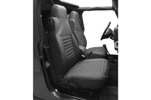 Bestop Front High Back Seat Cover Set - Tan - YJ/CJ7/CJ5