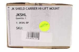 JCR Offroad Shield Tire Carrier Hi-Lift Mount - JK