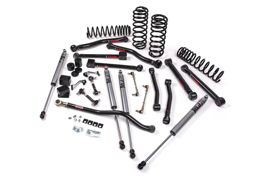JKS J-Krawl 3.5in Lift Kit w/ Fox 2.0 Adventure Series Shocks (Flex End) ( Part Number: JSPEC152KFA)