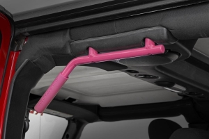 Rough Country Steel Grab Handle Set - Pink - JK  