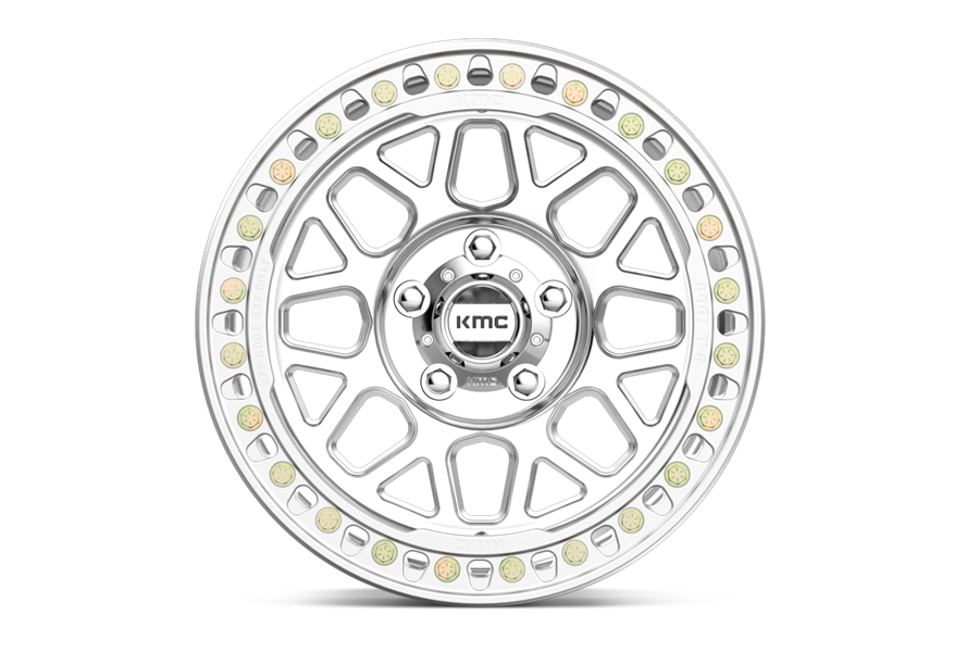 KMC Wheel KM235 Grenade Crawl Beadlock Wheel, 20x10 5x5 Offset Machined (-48mm) - JT/JL/JK
