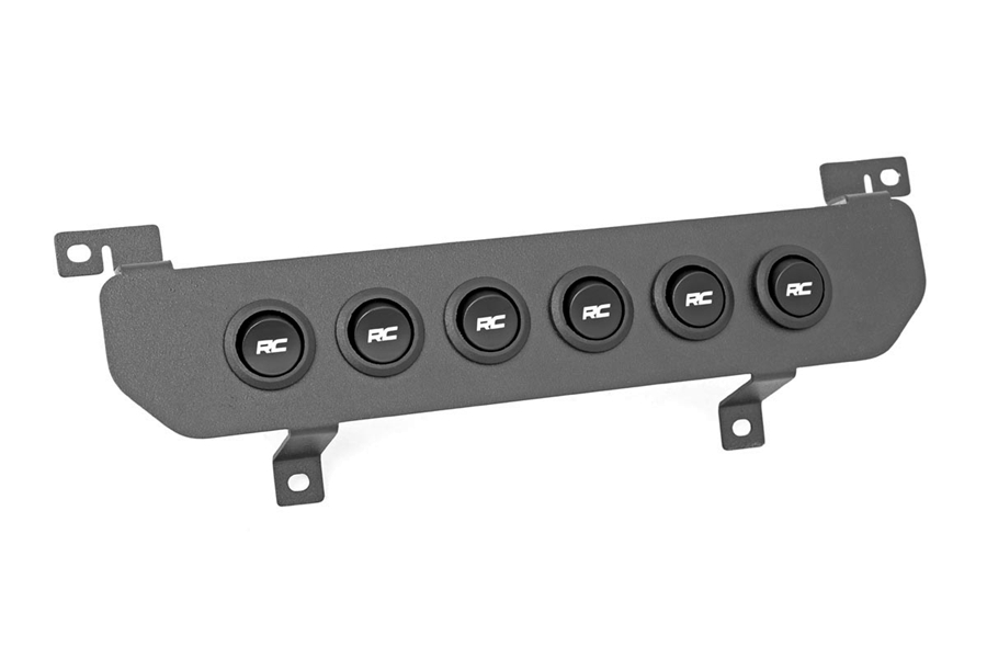 Rough Country MLC-6 Multiple Light Controller Mount Kit - Lower Dash - JT/JL Non-Rubicon