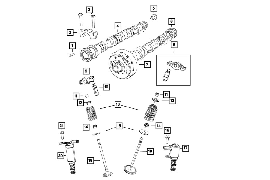 Mopar Valve Guide Seal - JT/JL